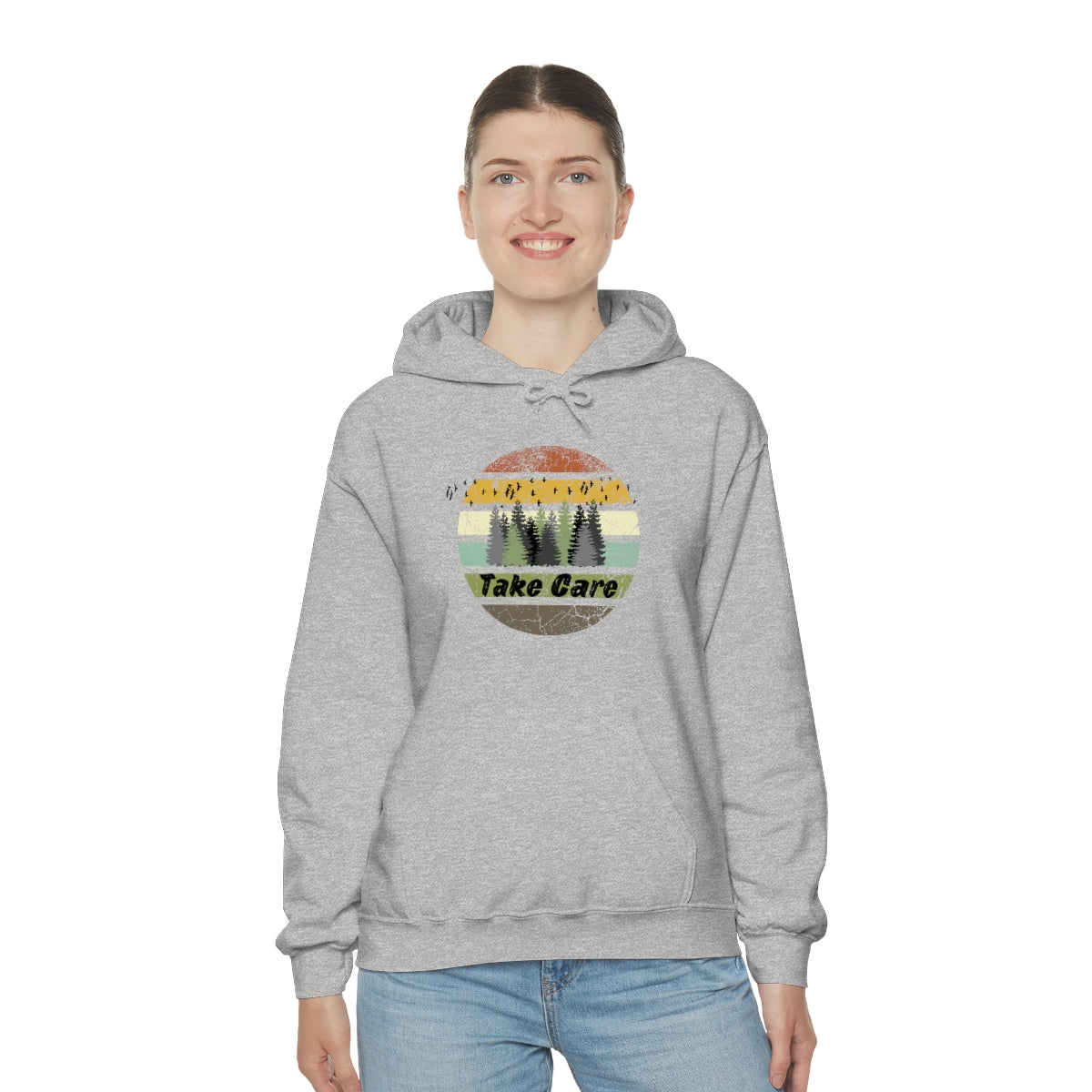 Take Care Hiking Camping Unisex Heavy Blend™ Hoodie