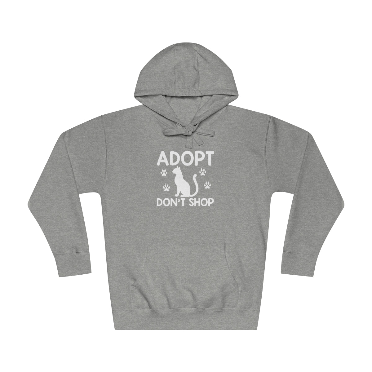 Adopt Don't Shop Animal Rescue Advocate Premium Unisex Fleece Hoodie