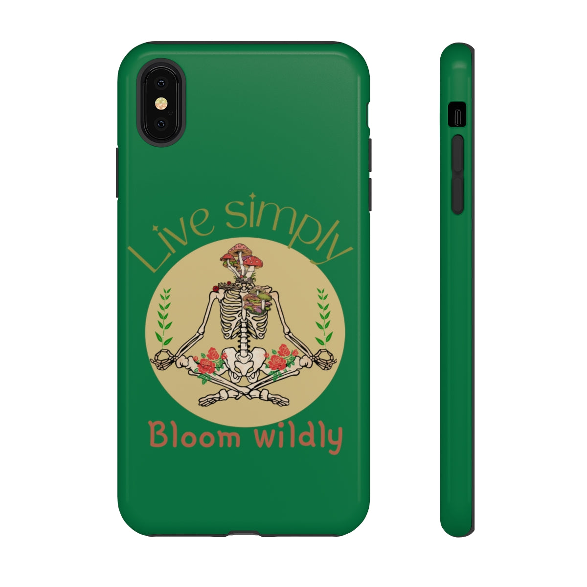 Live Simply Bloom Wildly, Nature Lovers, Gardener Gift Tough Cases