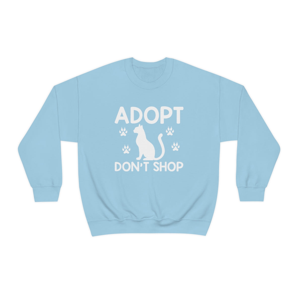 Adopt Don't Shop Animal Rescue Advocate Unisex Crew Sweatshirt