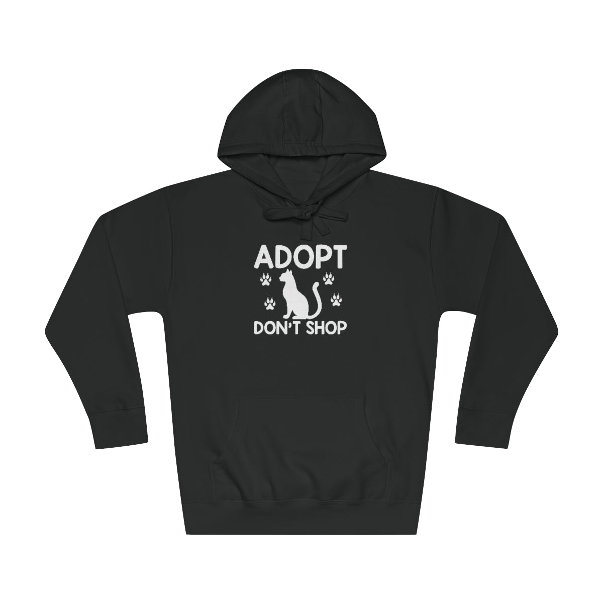 Adopt Don't Shop Animal Rescue Advocate Premium Unisex Fleece Hoodie