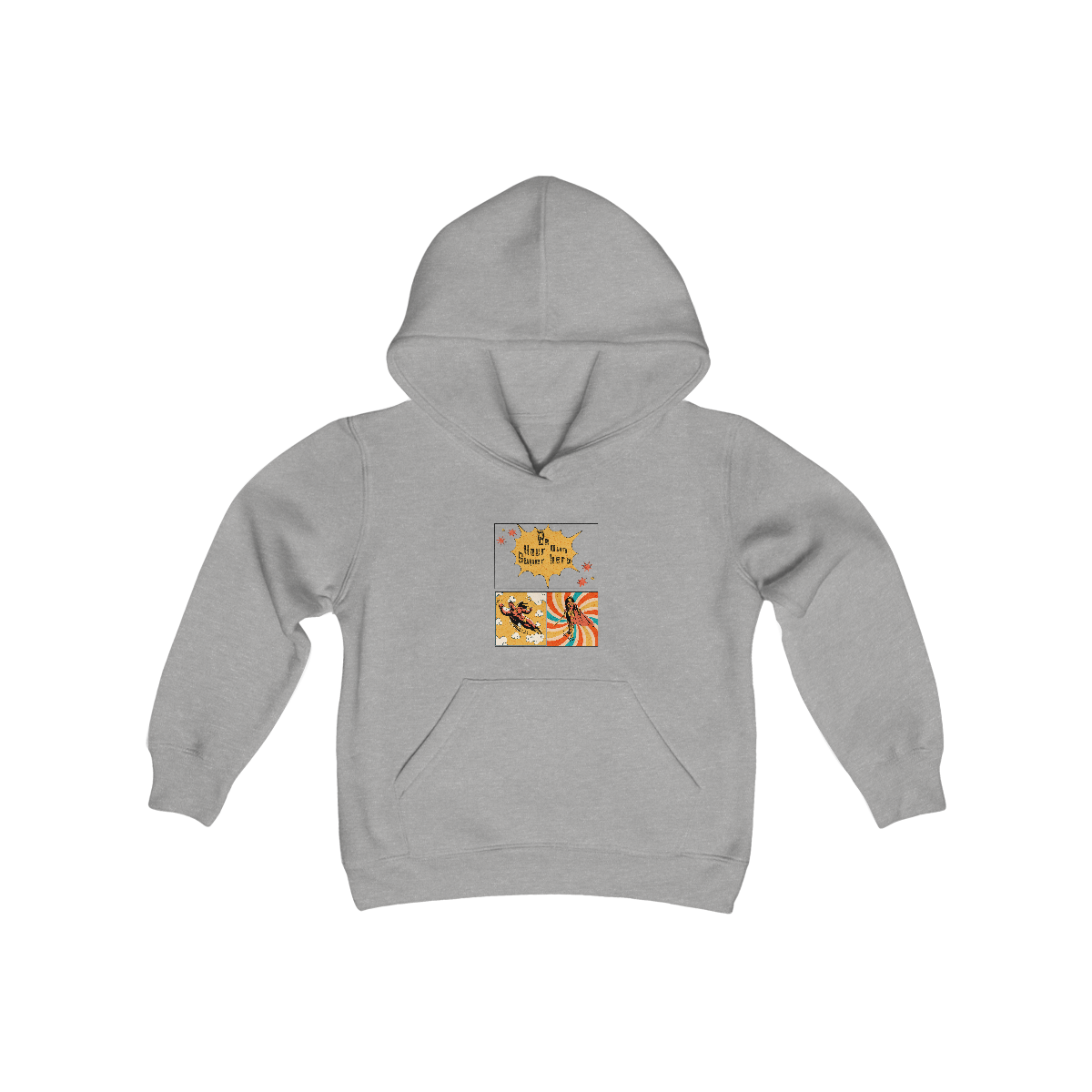 Be Your Own Super Hero Youth Heavy Blend Hoodie