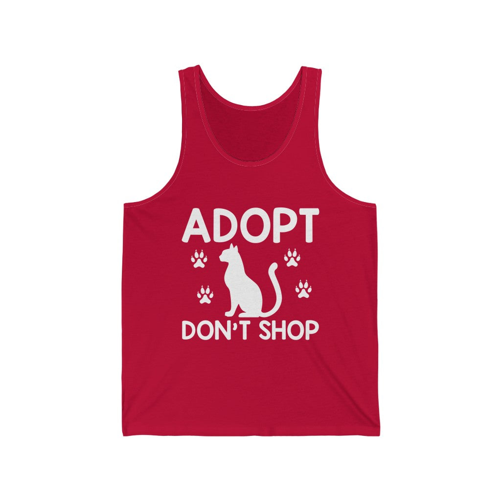 Adopt Don't Shop Unisex Jersey Tank Top