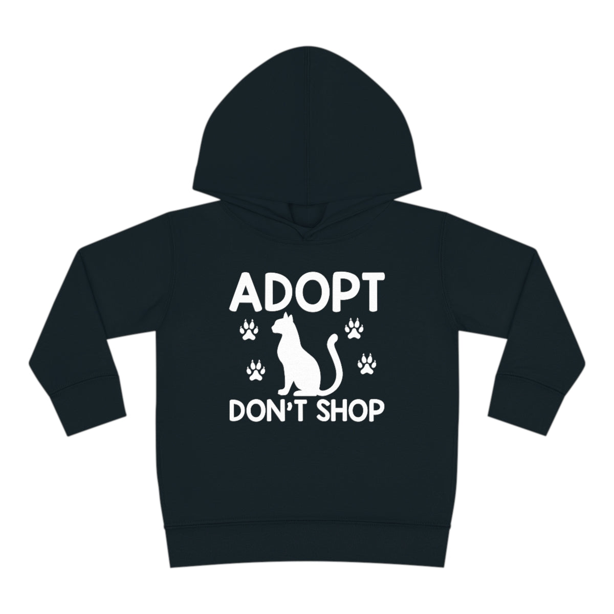 Adopt Don't Shop Toddler Pullover Fleece Hoodie