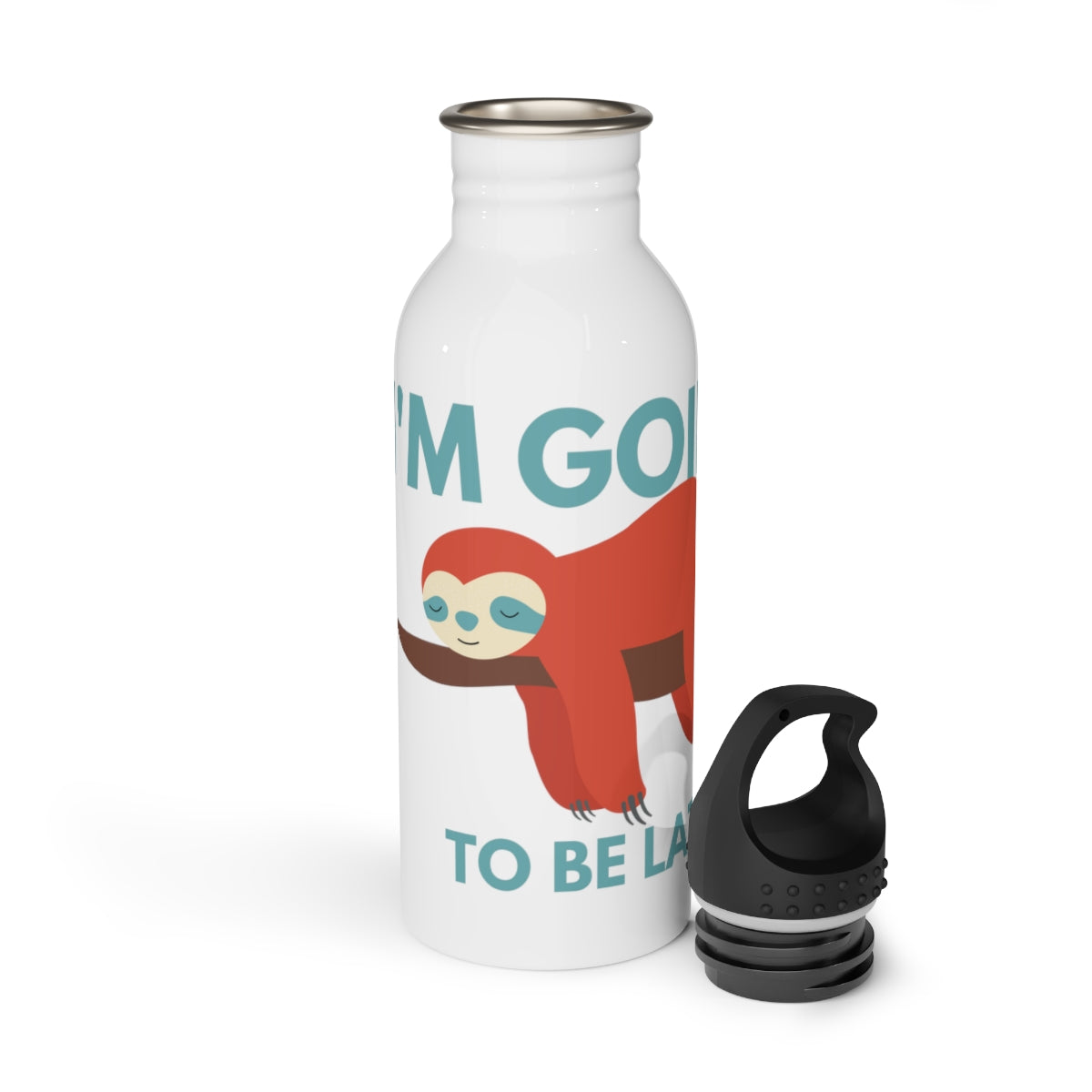 I'm Going to be Late Stainless Steel Water Bottle