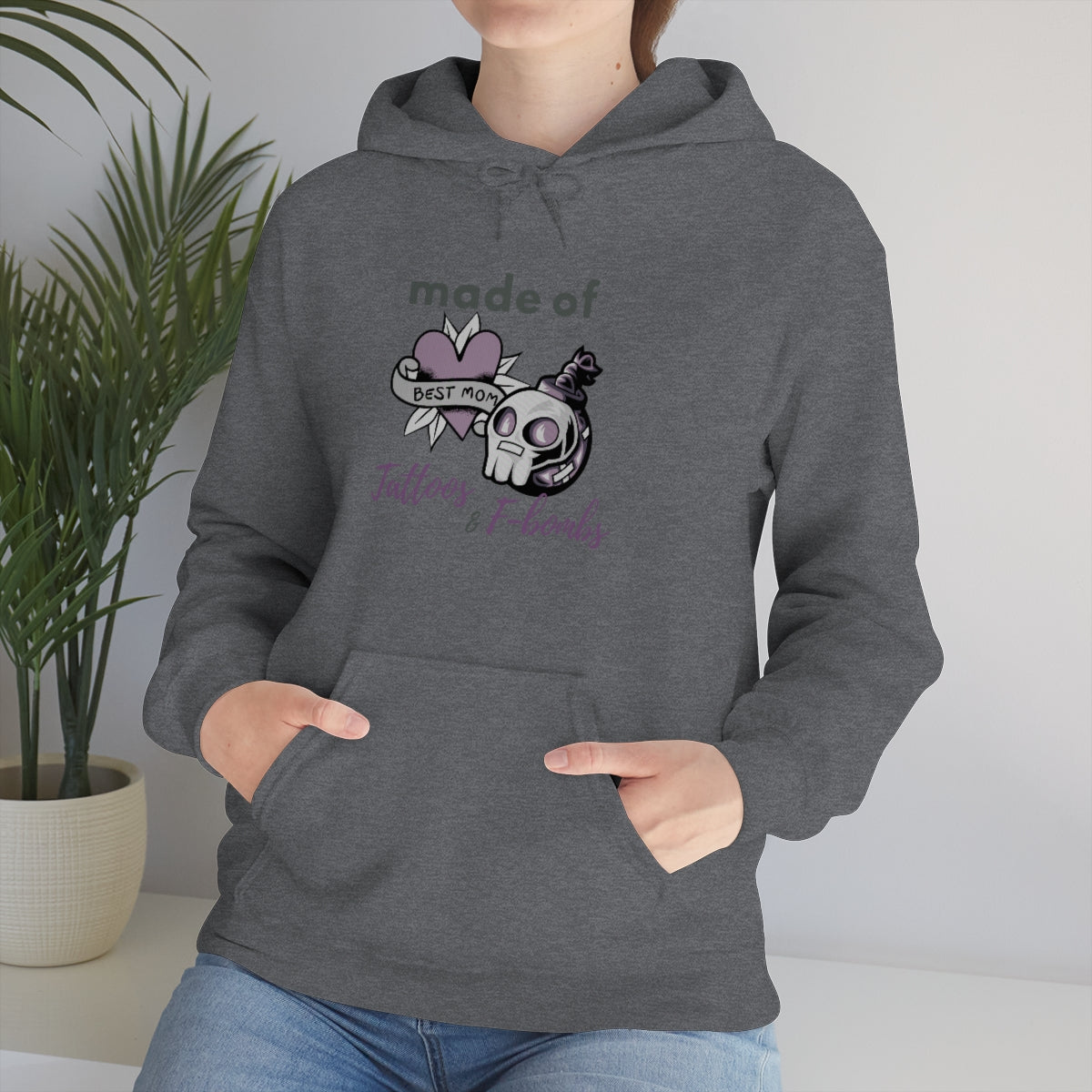 Made of Tattoos and F-bombs Unisex Heavy Blend™ Hoodie