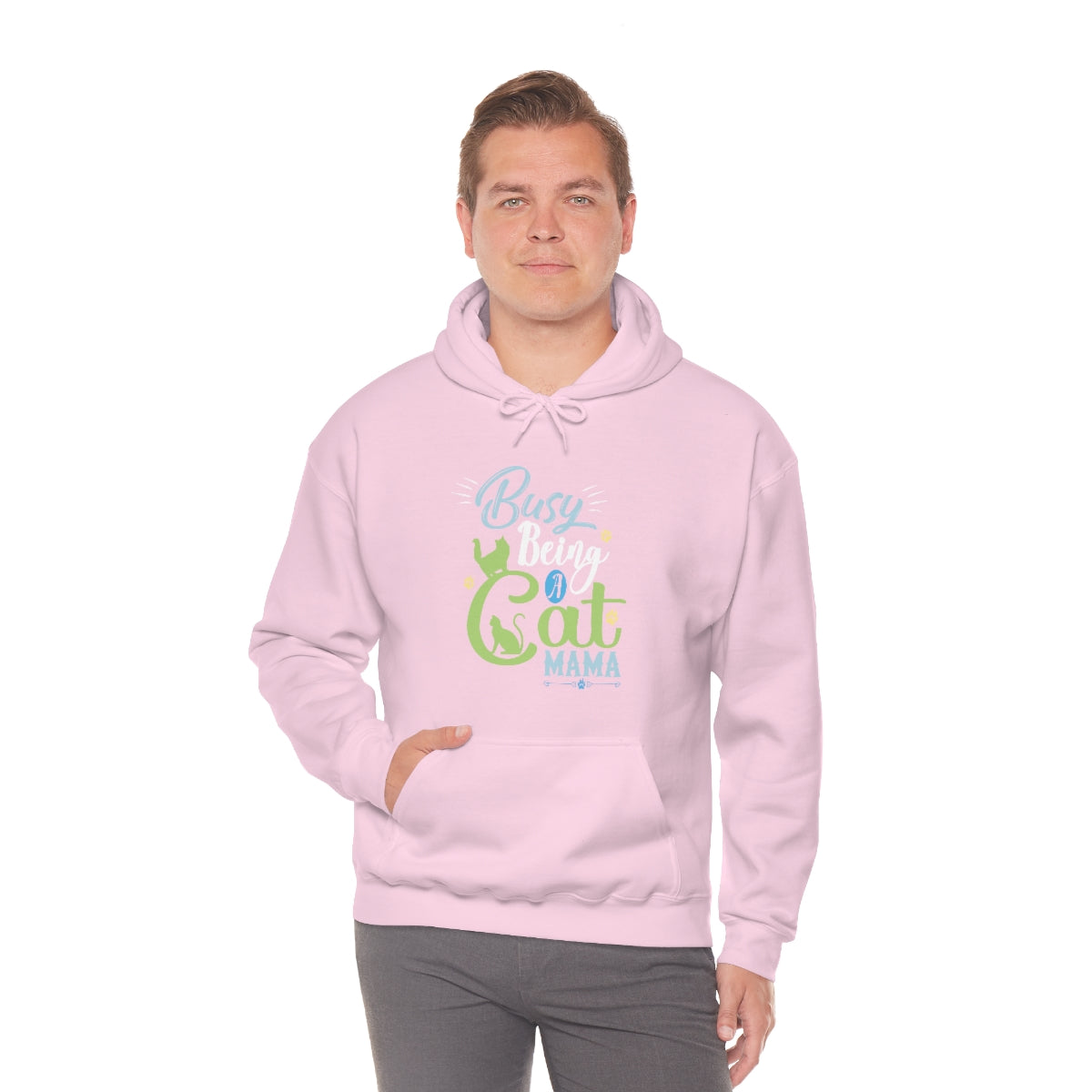 Busy Being a Cat Mama Unisex Heavy Blend™ Hoodie