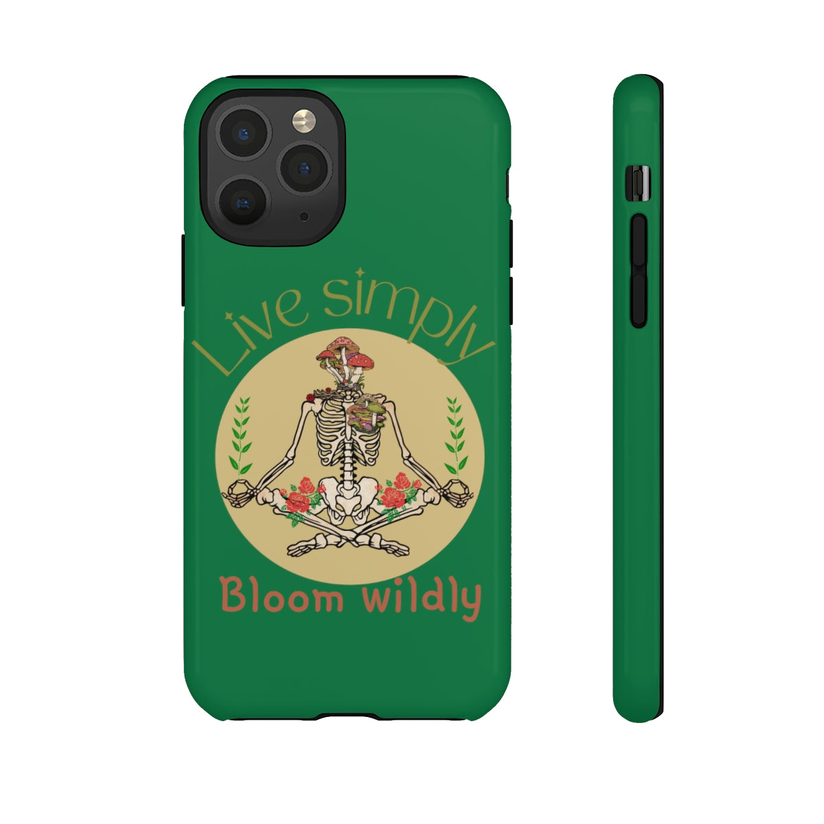 Live Simply Bloom Wildly, Nature Lovers, Gardener Gift Tough Cases