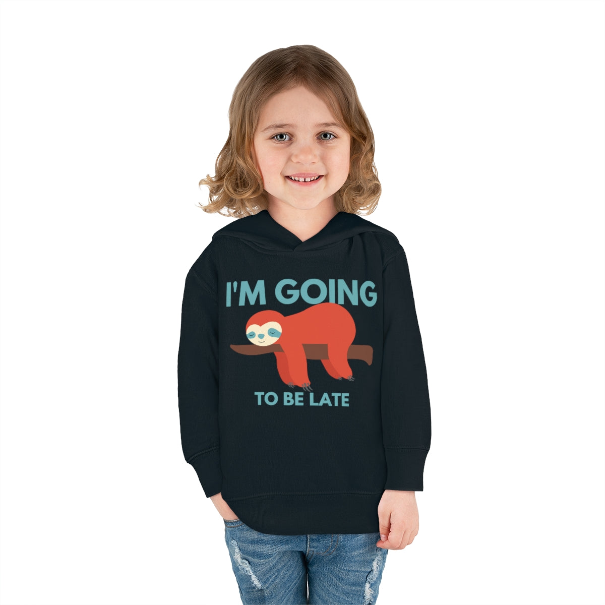 I'm Going to be Late Toddler Pullover Fleece Hoodie