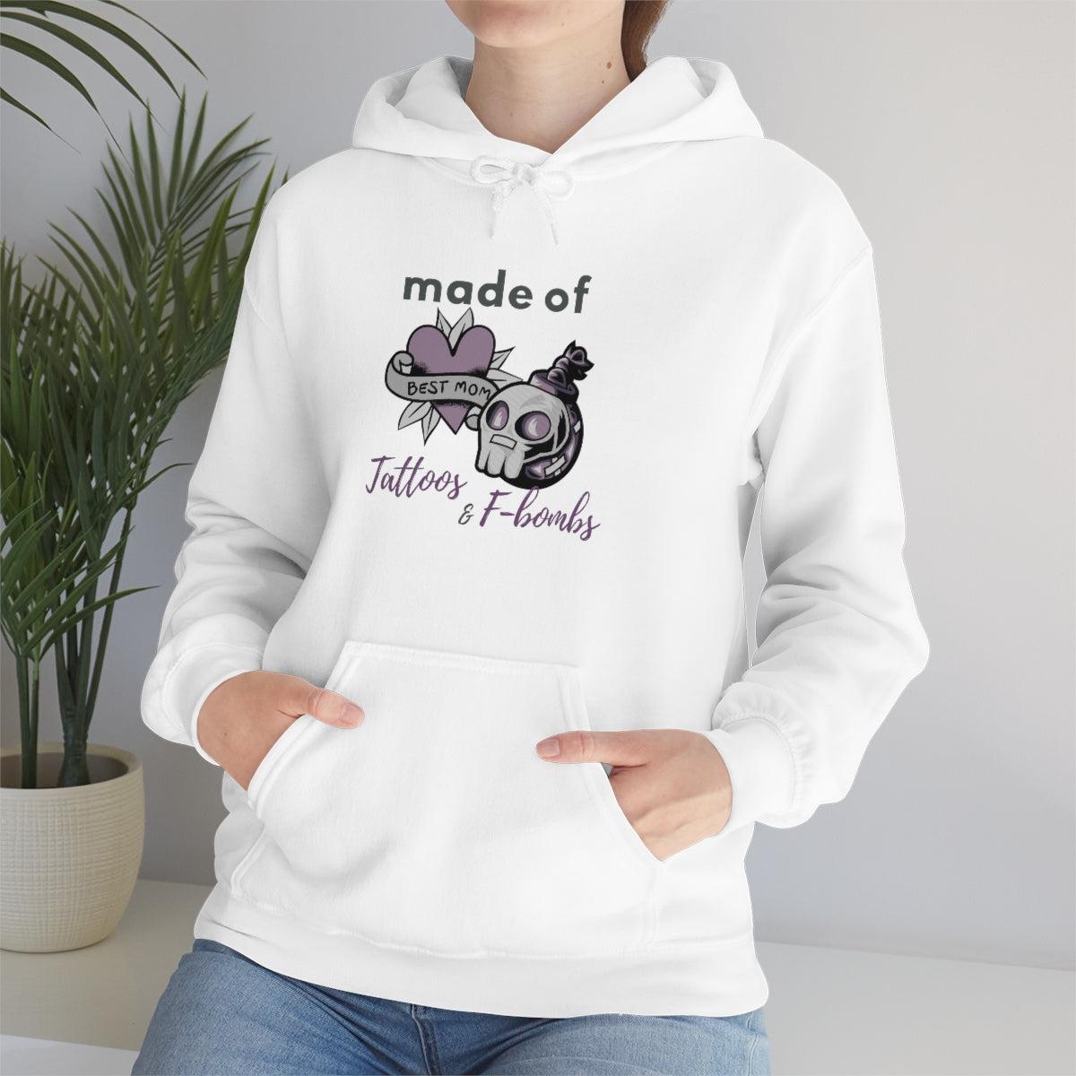 Made of Tattoos and F-bombs Unisex Heavy Blend™ Hoodie