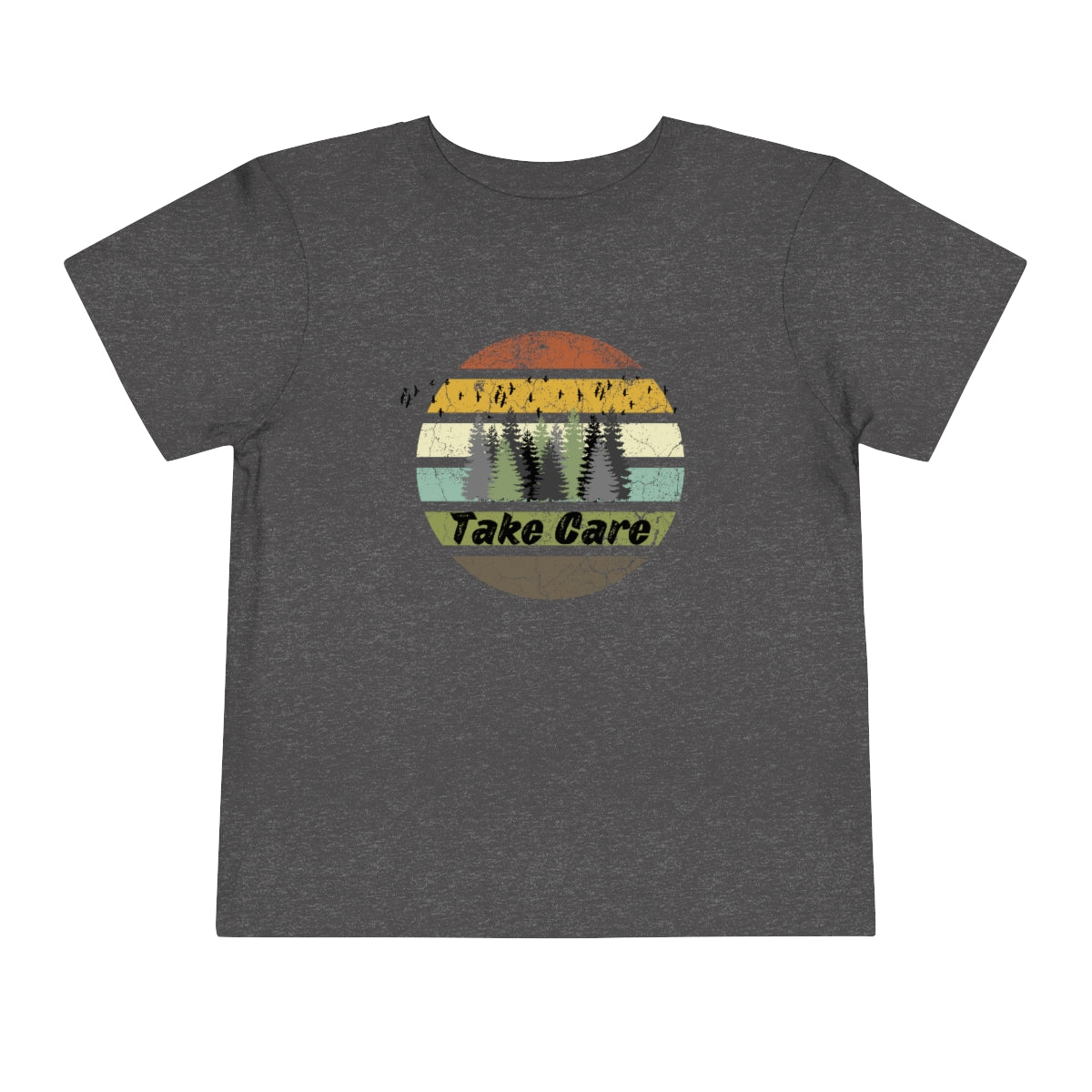 Take Care Hiking Camping Toddler Short Sleeve T-Shirt