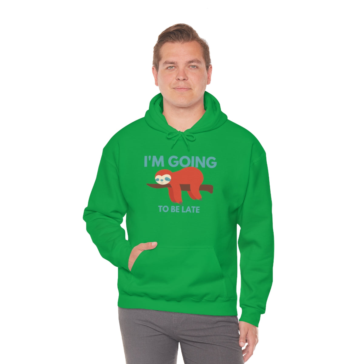 I'm Going to be Late Funny Unisex Heavy Blend™ Hoodie