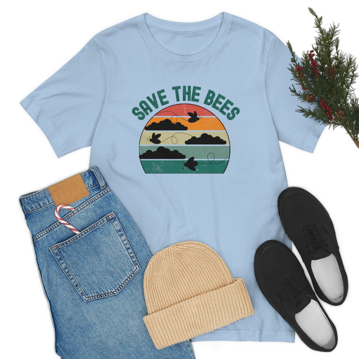 Save the Bees Unisex Jersey Short Sleeve T-Shirt