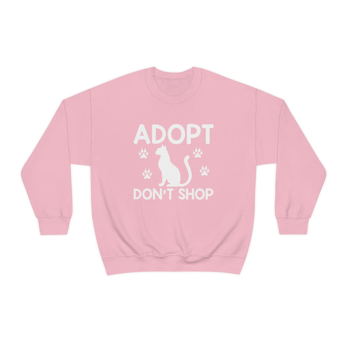 Adopt Don't Shop Animal Rescue Advocate Unisex Crew Sweatshirt