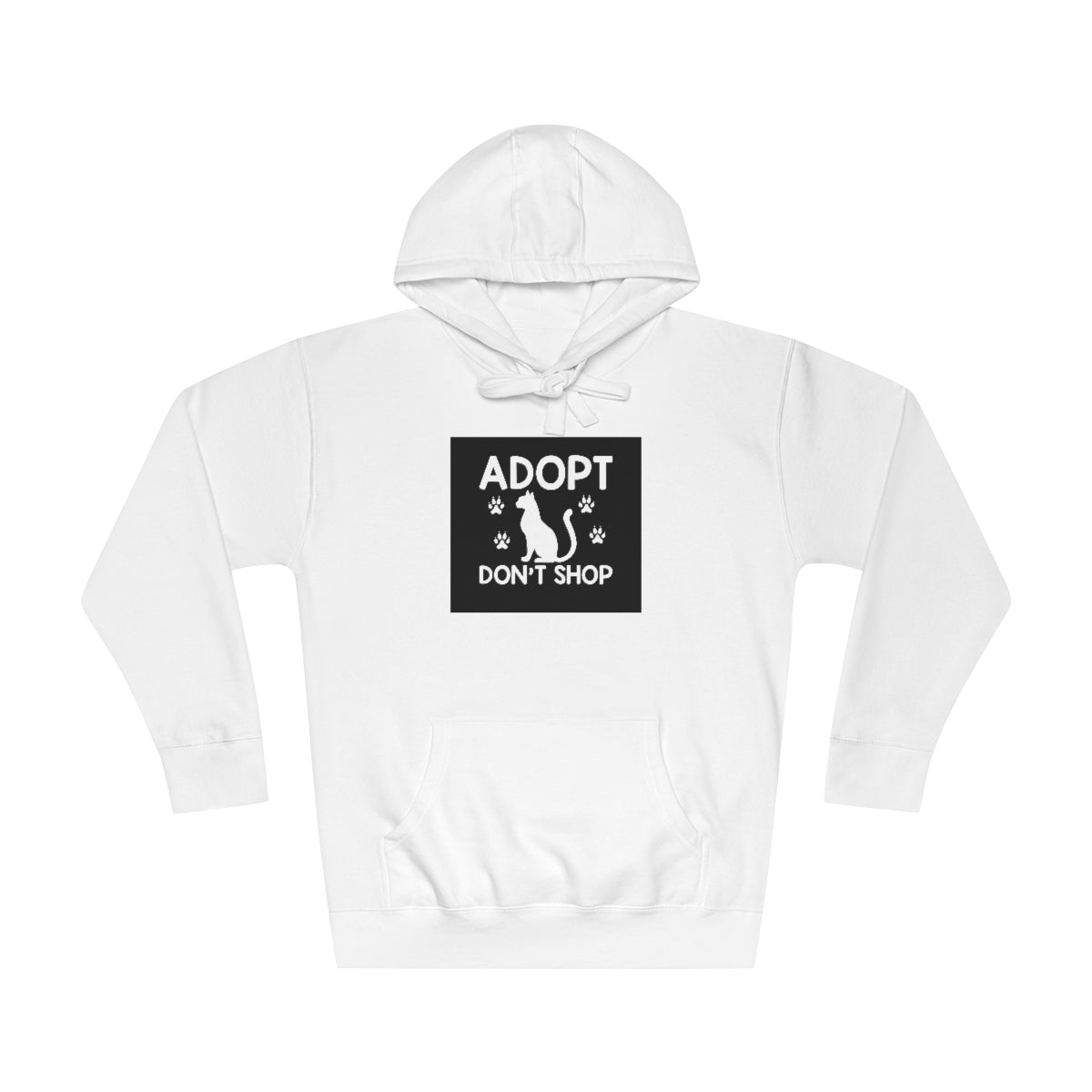 Adopt Don't Shop Animal Rescue Advocate Premium Unisex Fleece Hoodie