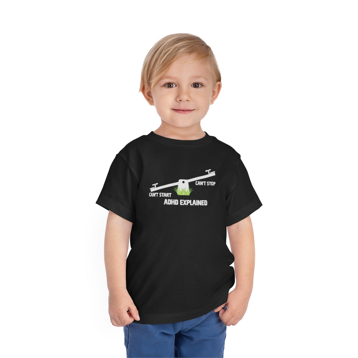 ADHD Explained Toddler Short Sleeve T-Shirt