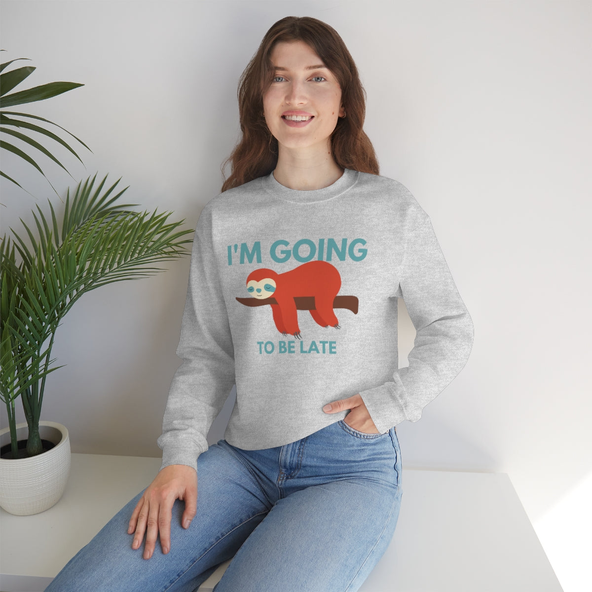 I'm Going to be Late Unisex Crew Sweatshirt