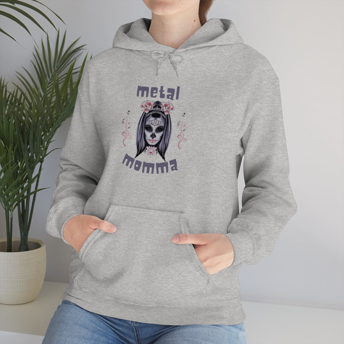 Metal Momma Mother's Day Gift Unisex Heavy Blend™ Hoodie