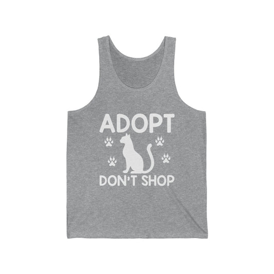 Adopt Don't Shop Unisex Jersey Tank Top