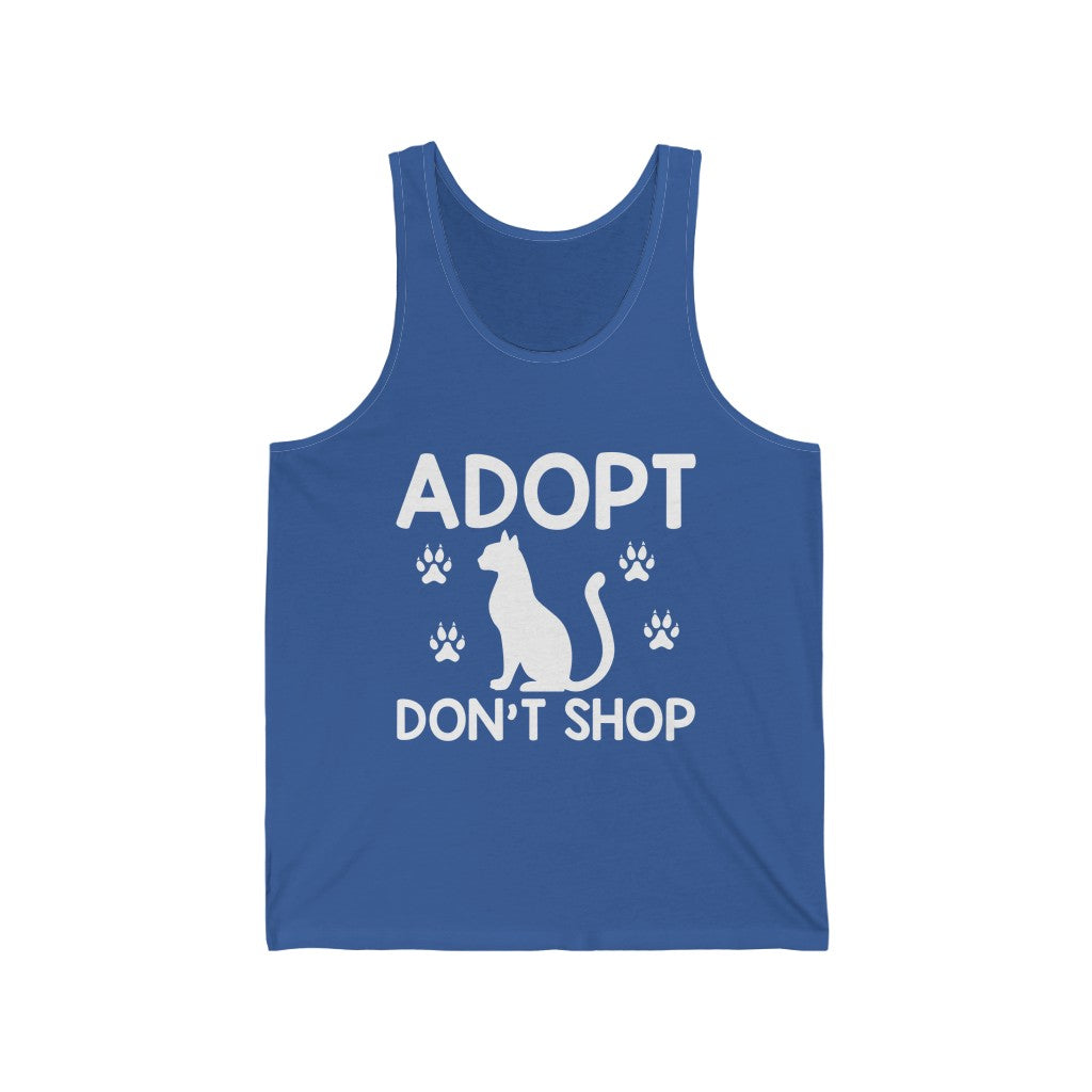 Adopt Don't Shop Unisex Jersey Tank Top