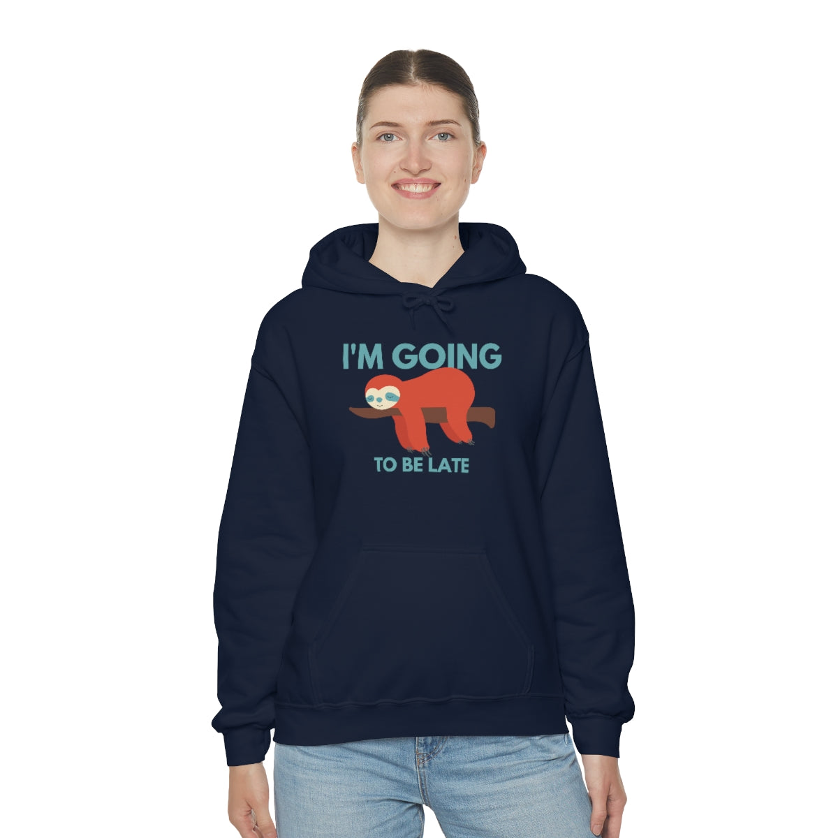 I'm Going to be Late Funny Unisex Heavy Blend™ Hoodie