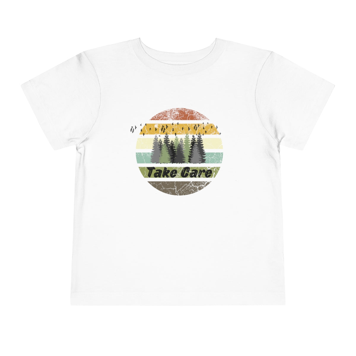 Take Care Hiking Camping Toddler Short Sleeve T-Shirt