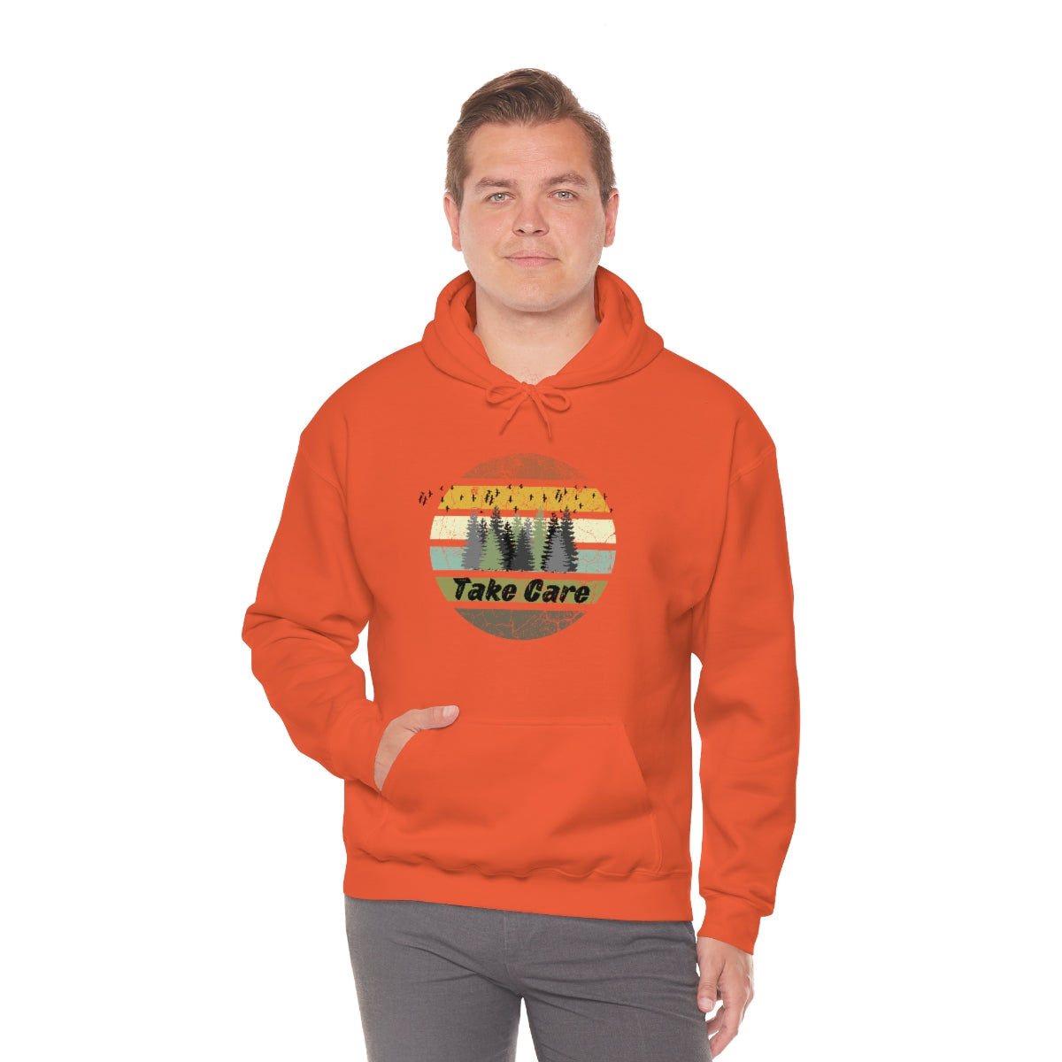 Take Care Hiking Camping Unisex Heavy Blend™ Hoodie