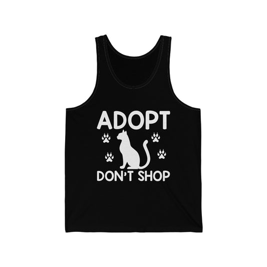 Adopt Don't Shop Unisex Jersey Tank Top