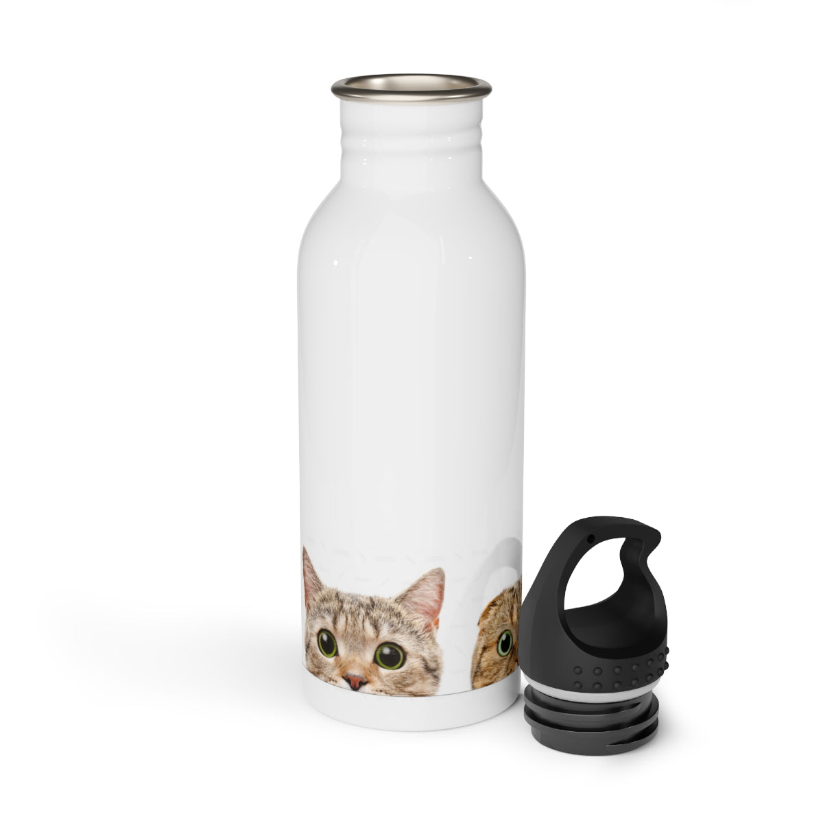 Peekaboo Kitty Stainless Steel Water Bottle