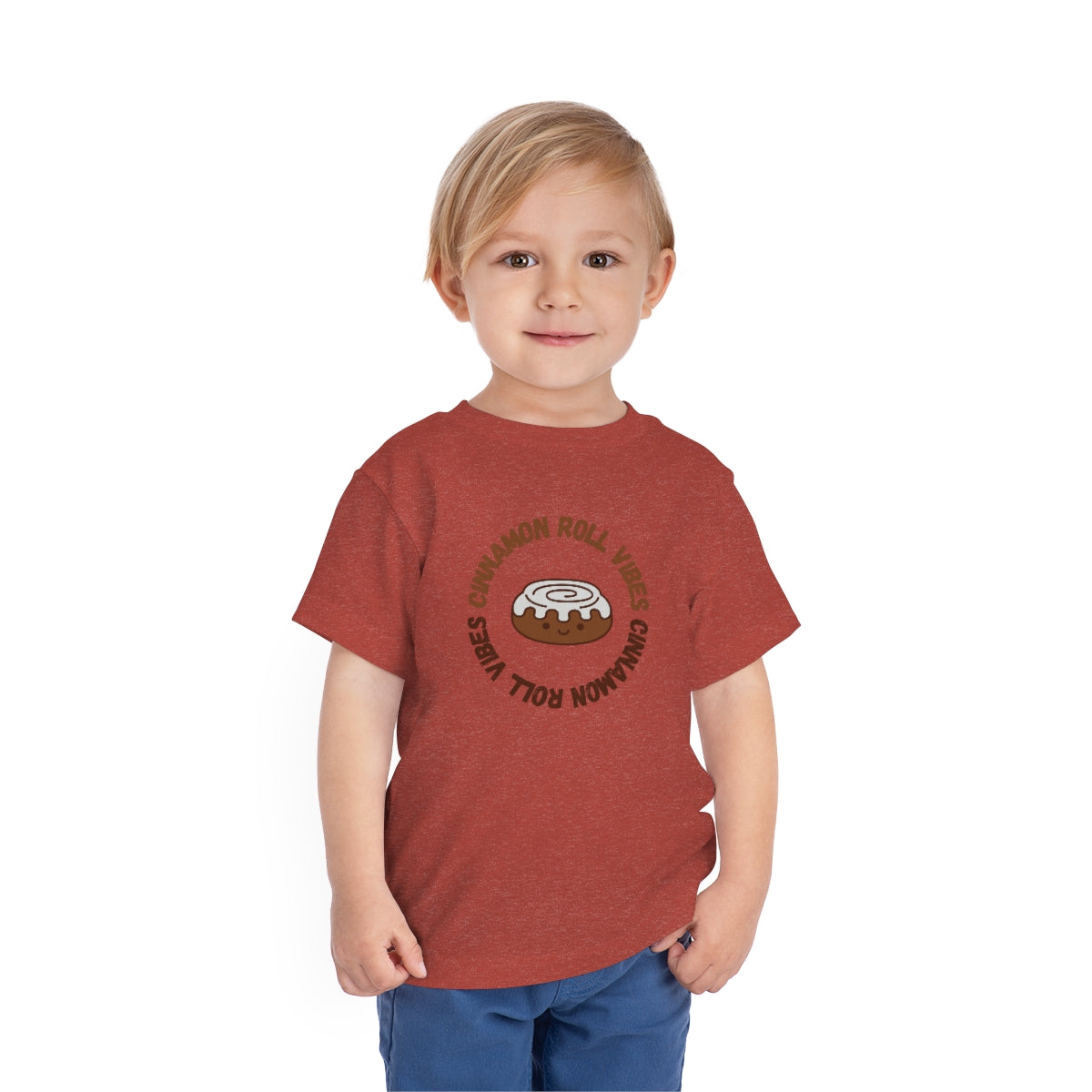 Cinnamon Roll Vibes Cute Toddler T-shirt