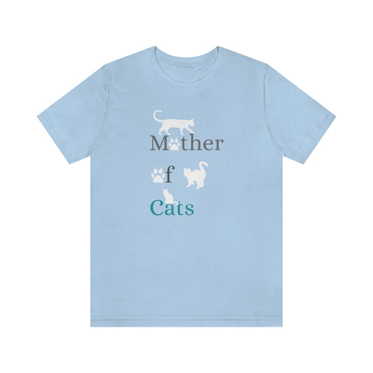 Mother of Cats Unisex Jersey Short Sleeve T-Shirt