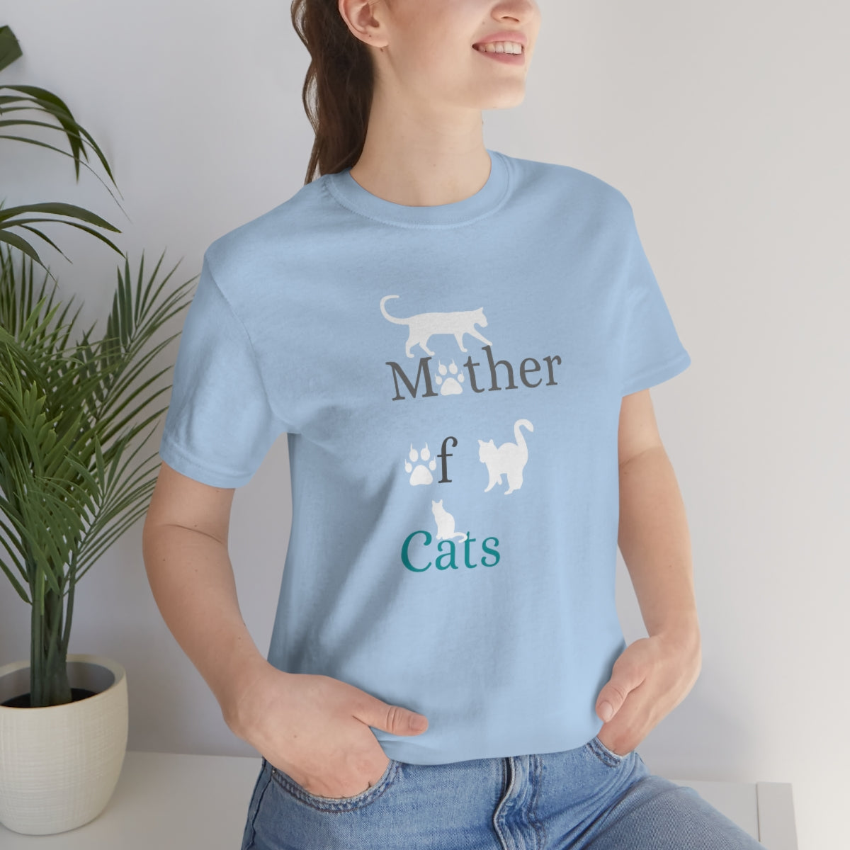 Mother of Cats Unisex Jersey Short Sleeve T-Shirt