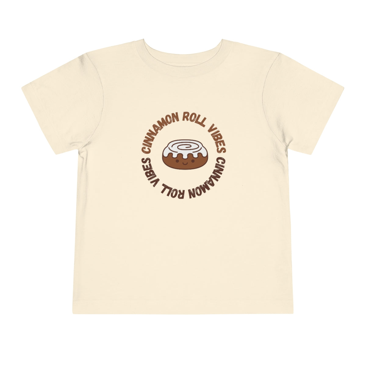 Cinnamon Roll Vibes Cute Toddler T-shirt