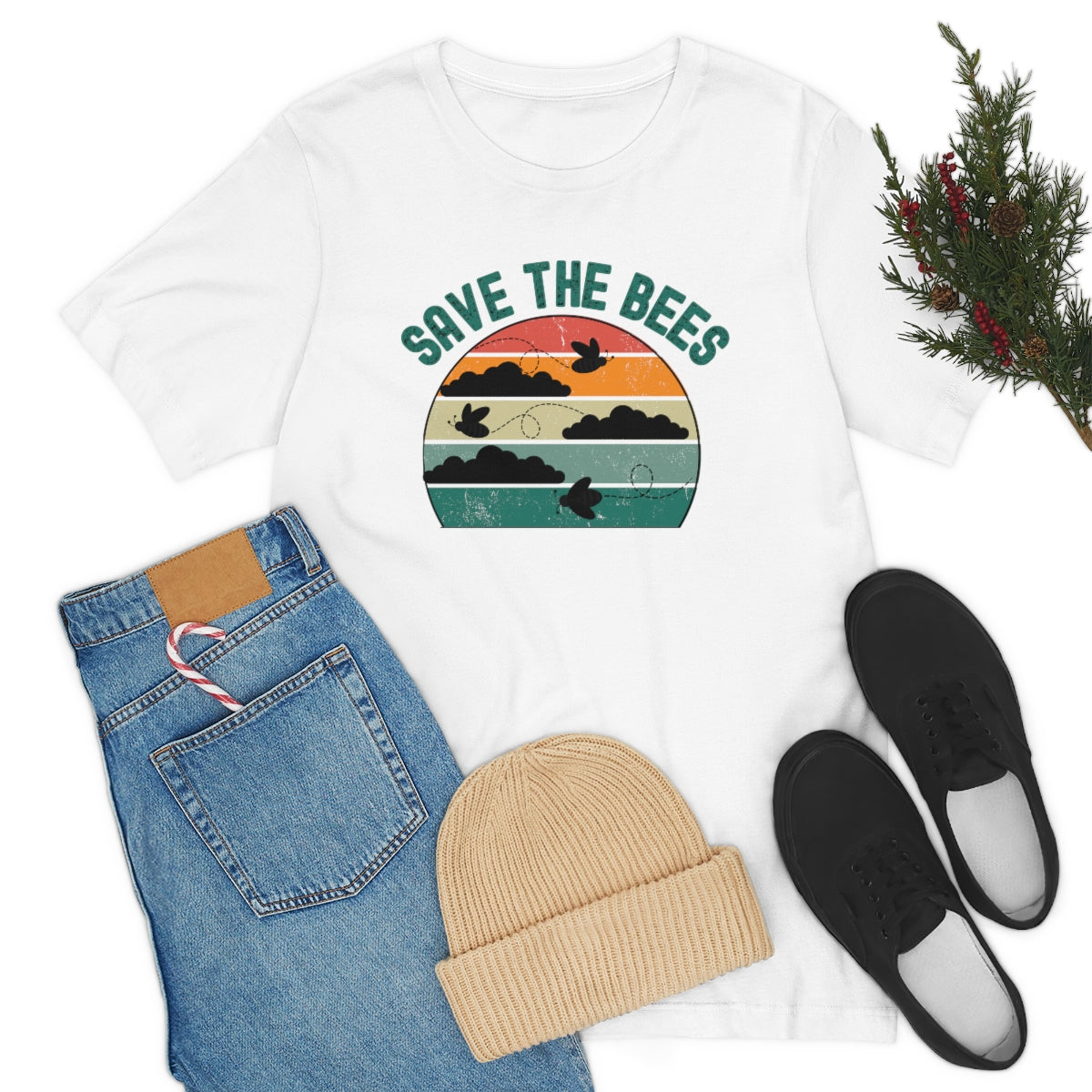 Save the Bees Unisex Jersey Short Sleeve T-Shirt