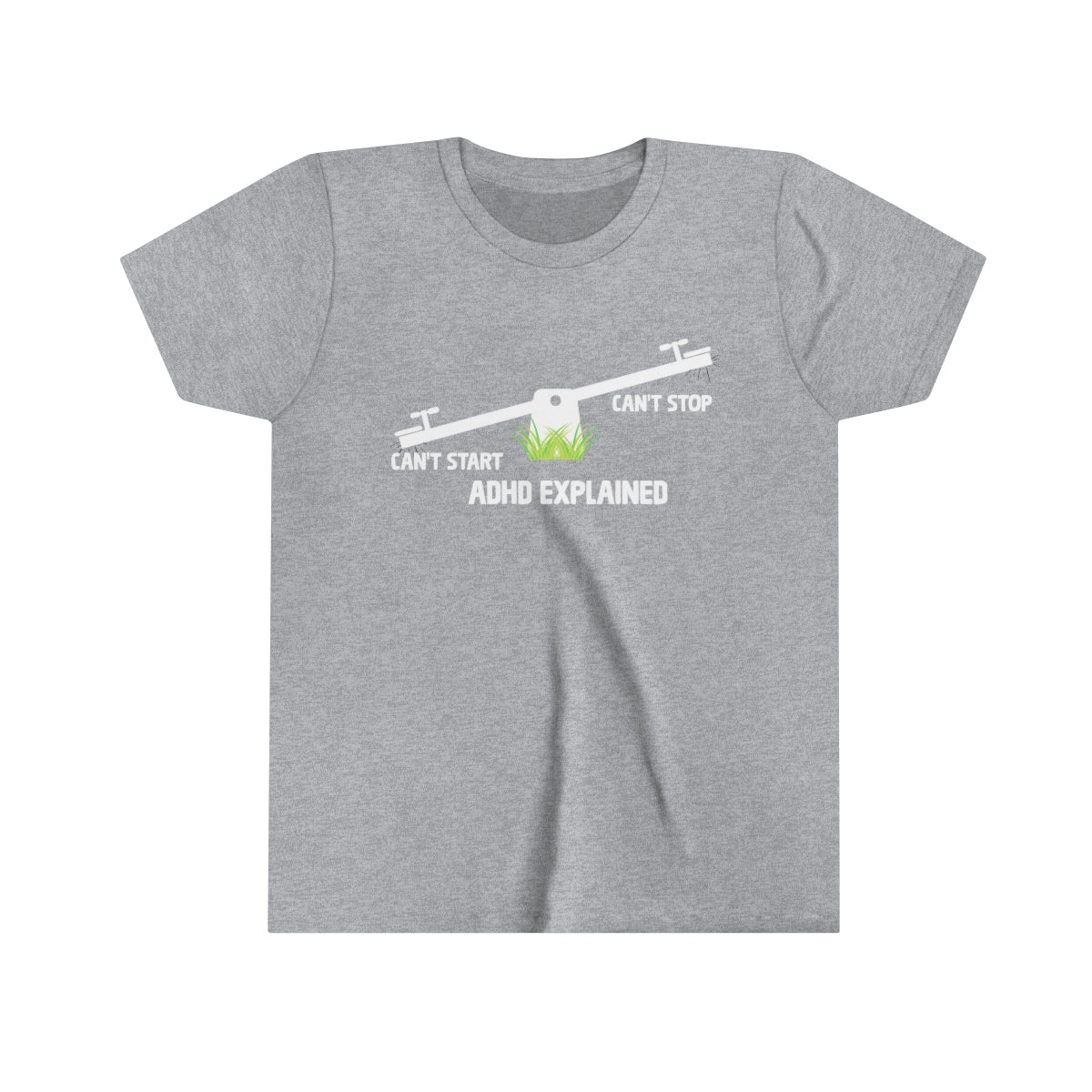 ADHD Explained Youth Short Sleeve T-Shirt