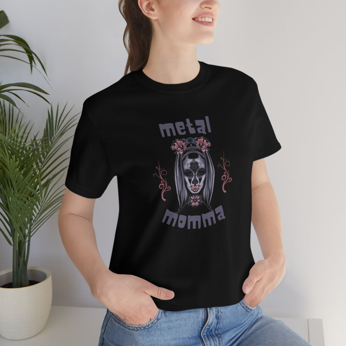 Metal Momma Mother's Day Gift Unisex Jersey Short Sleeve T-Shirt