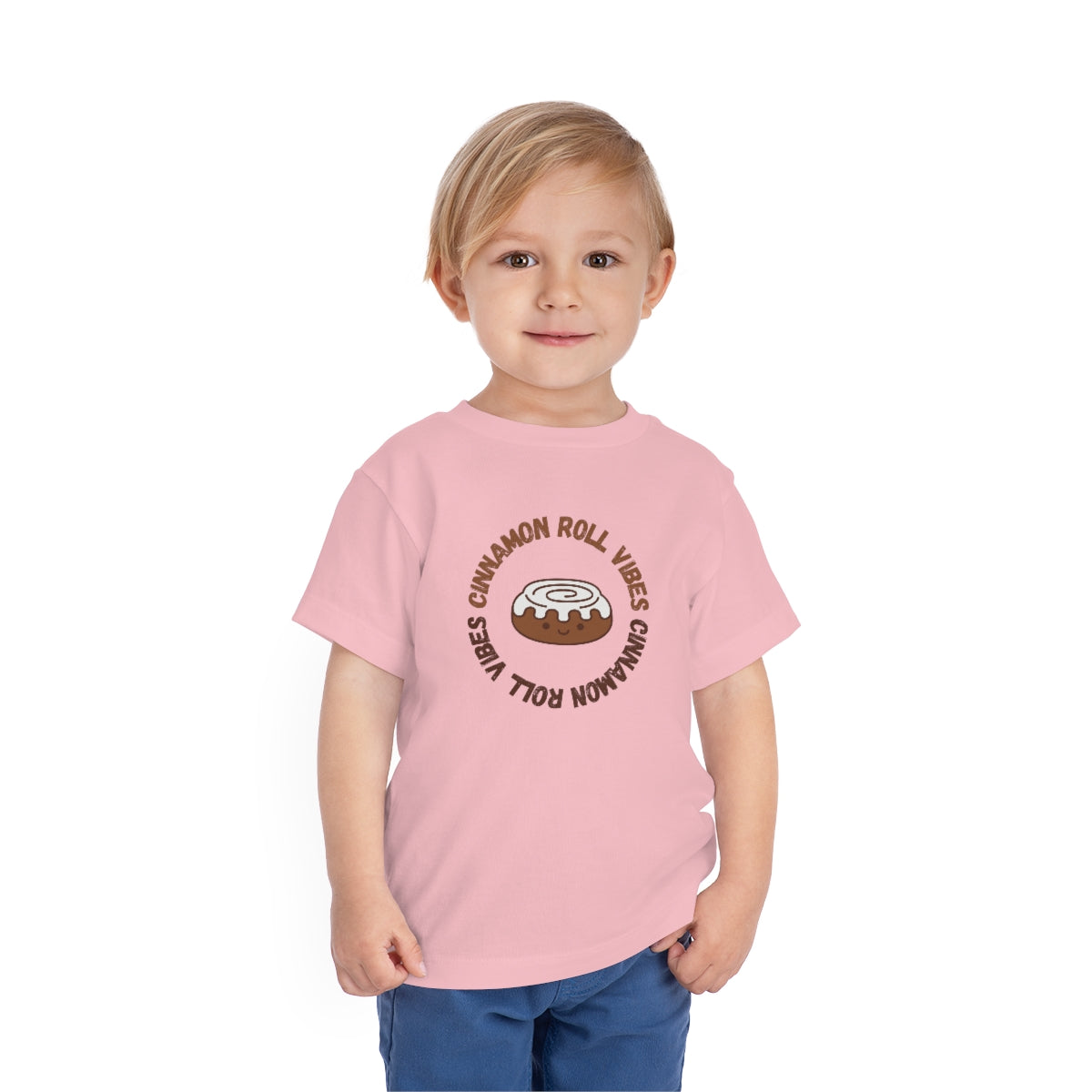 Cinnamon Roll Vibes Cute Toddler T-shirt