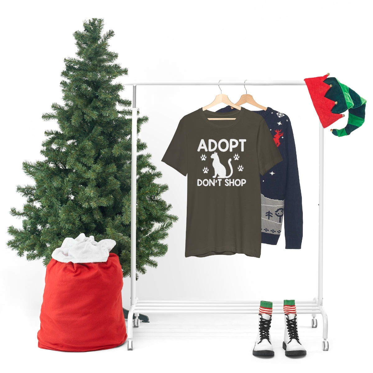 Adopt Don't Shop Unisex Jersey Short Sleeve T-Shirt