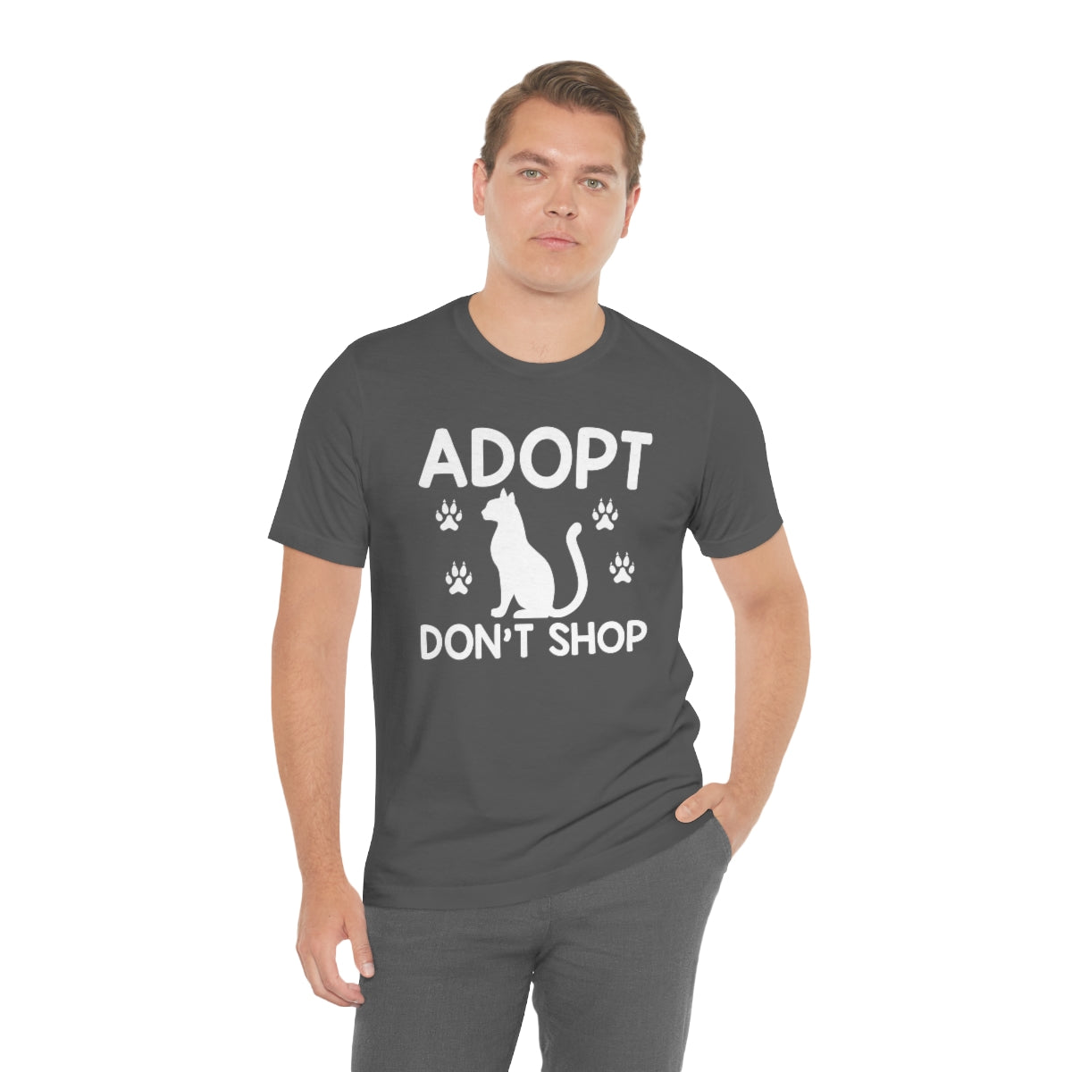 Adopt Don't Shop Unisex Jersey Short Sleeve T-Shirt