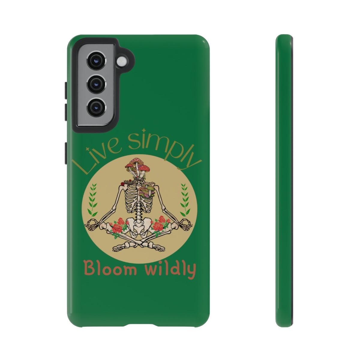 Live Simply Bloom Wildly, Nature Lovers, Gardener Gift Tough Cases