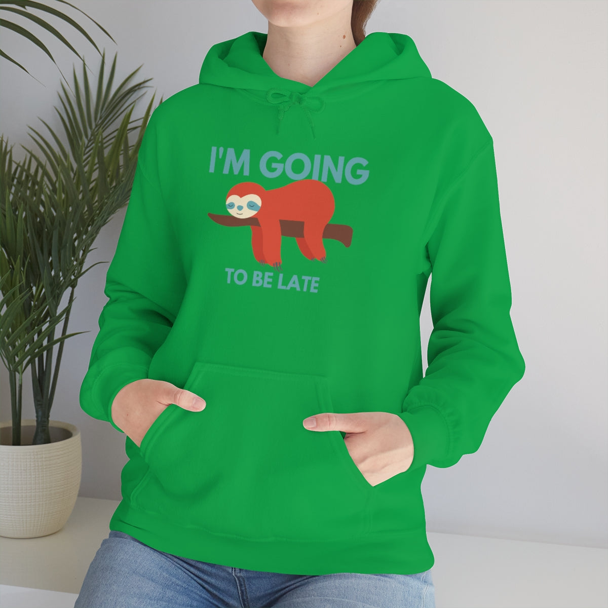 I'm Going to be Late Funny Unisex Heavy Blend™ Hoodie