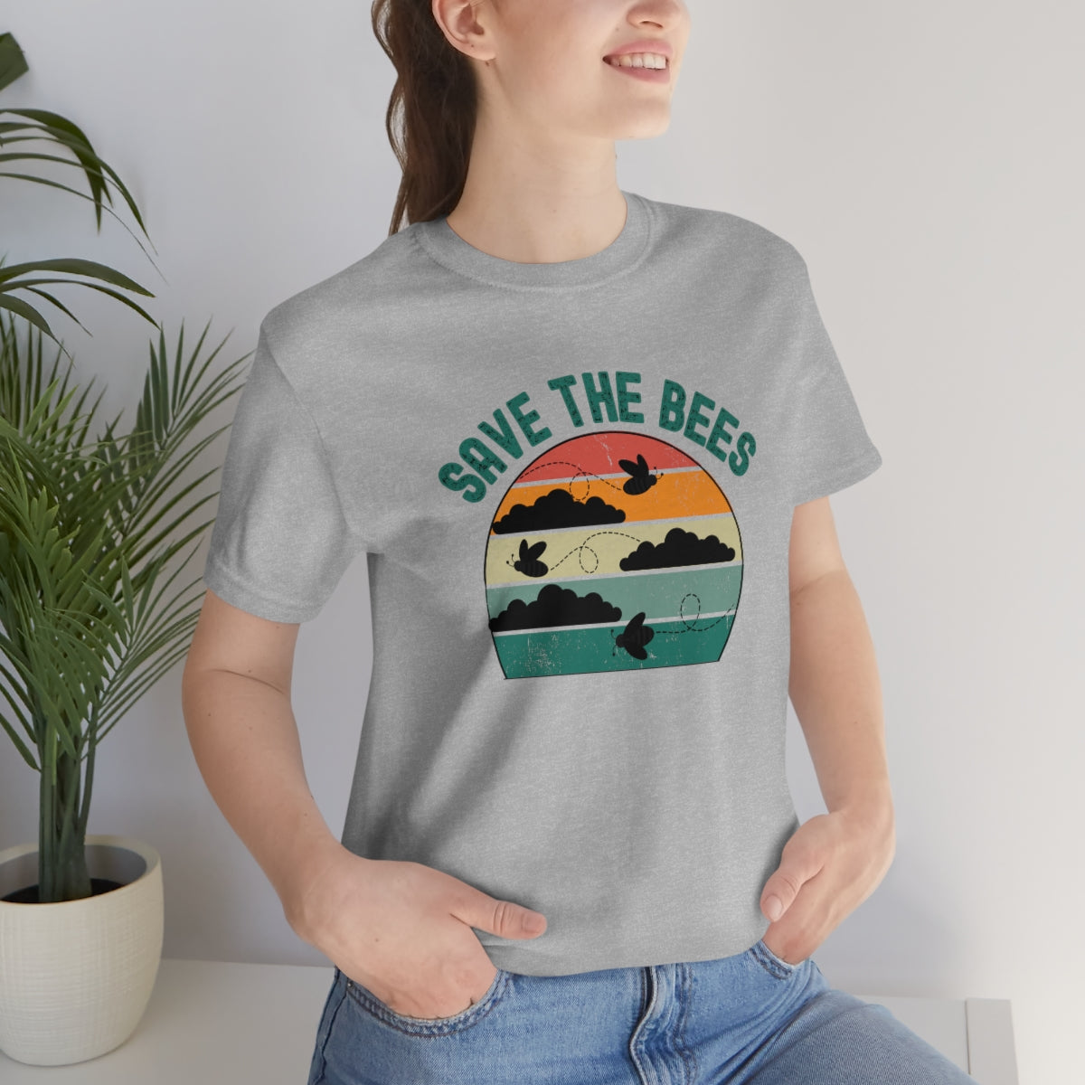 Save the Bees Unisex Jersey Short Sleeve T-Shirt