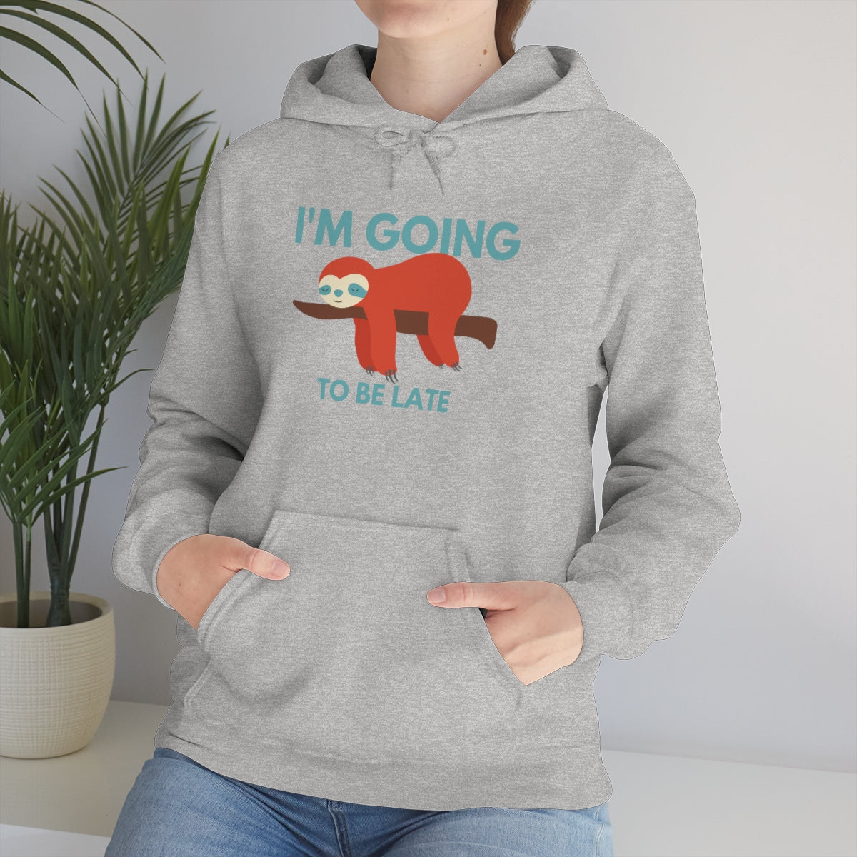 I'm Going to be Late Funny Unisex Heavy Blend™ Hoodie