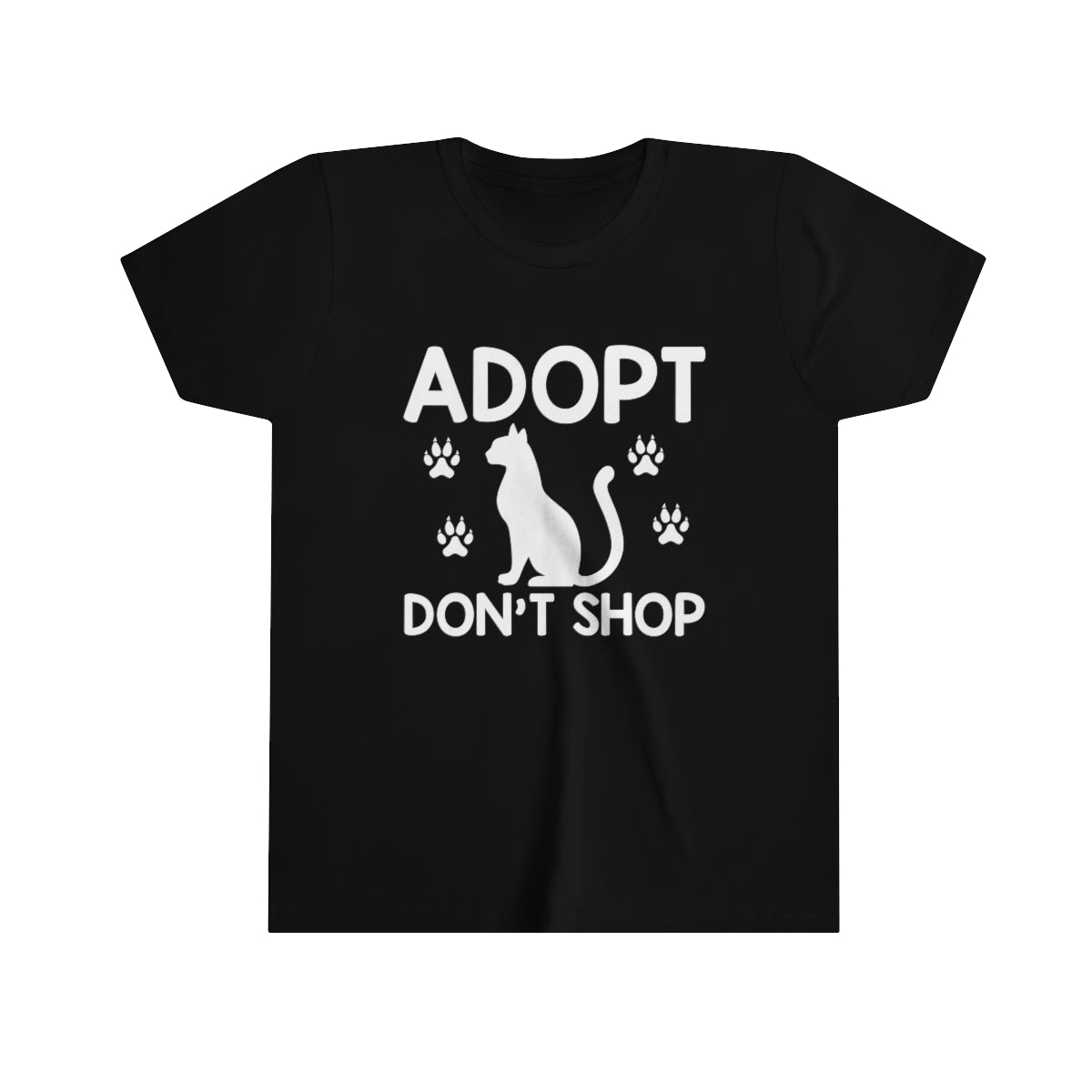 Adopt Don't Shop Youth Short Sleeve T-Shirt