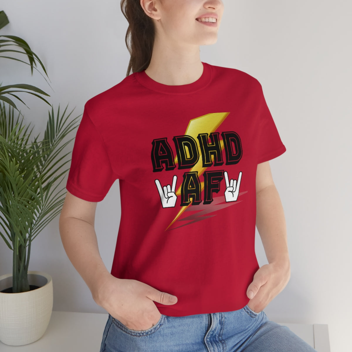 ADHD AF Unisex Jersey Short Sleeve T-Shirt