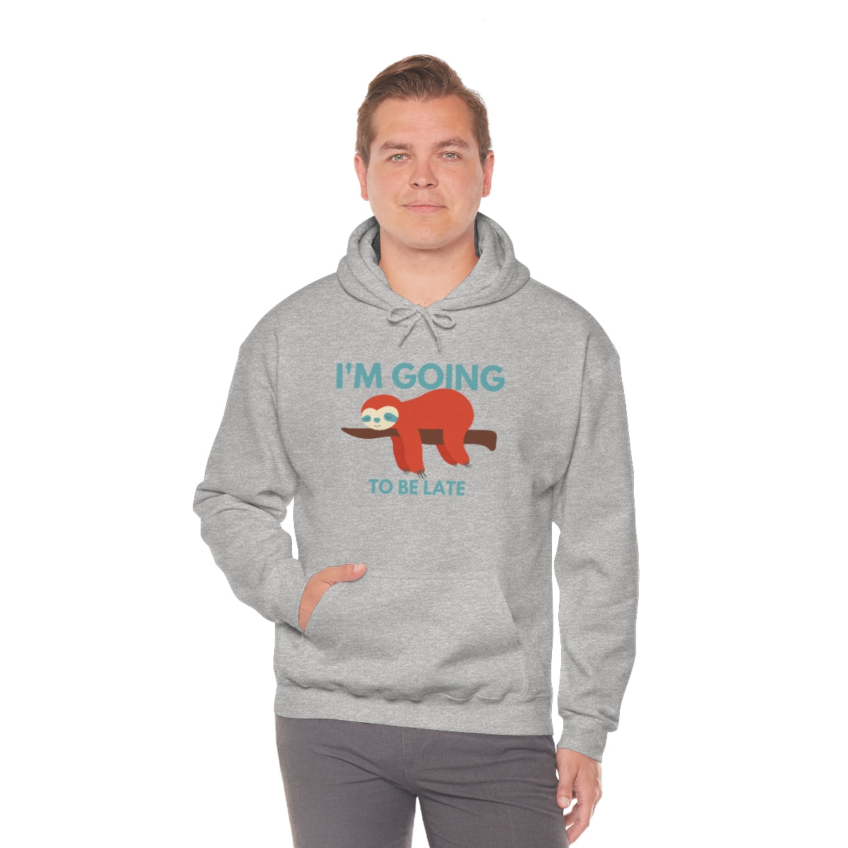 I'm Going to be Late Funny Unisex Heavy Blend™ Hoodie