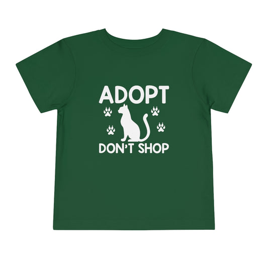 Adopt Don't Shop Toddler Short Sleeve T-Shirt