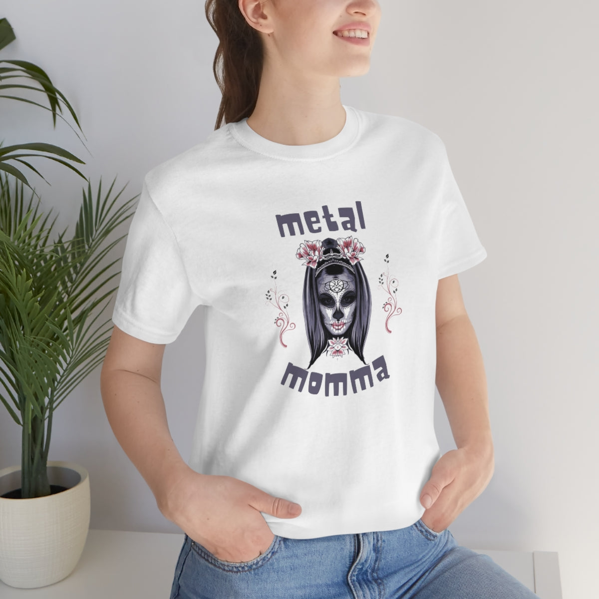 Metal Momma Mother's Day Gift Unisex Jersey Short Sleeve T-Shirt