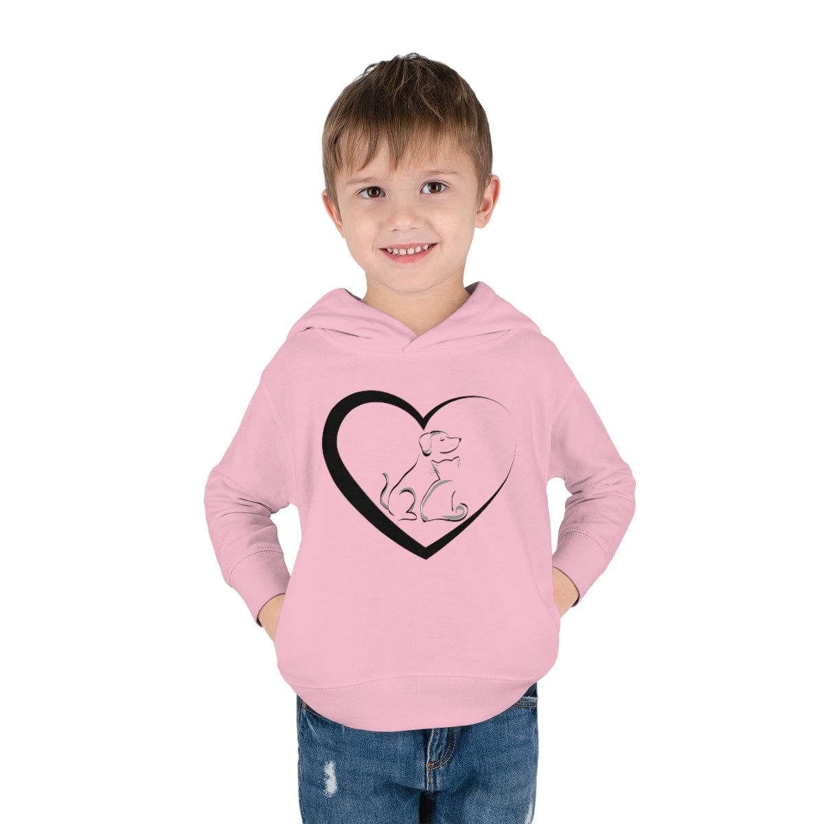 Best Friends Pet Lovers Toddler Pullover Fleece Hoodie