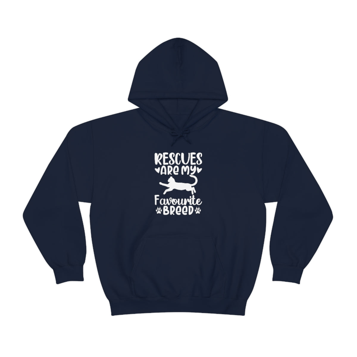 Rescues are My Favourite Breed Unisex Heavy Blend™ Hoodie